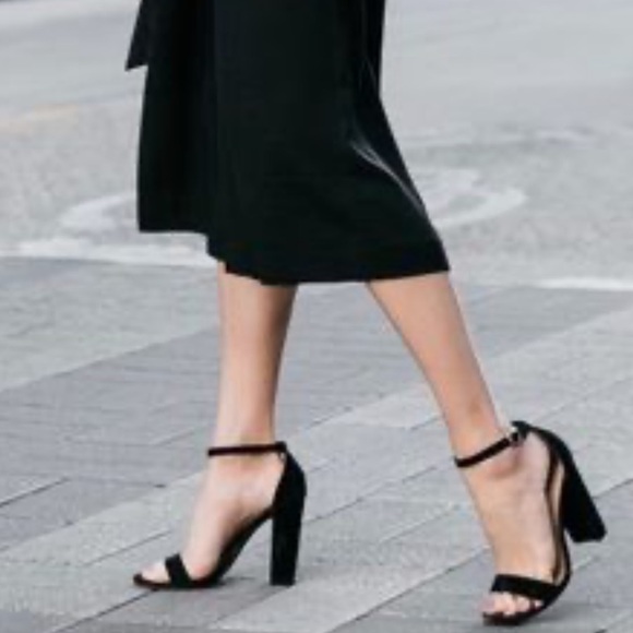 Steve Madden‎ Carson Black Suede Heels Size 11 - Picture 1 of 11